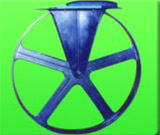 polyethylene wheel and bracket