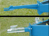Pin-type or optional ball hitch